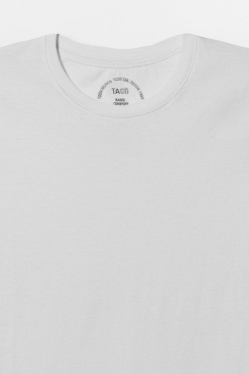 T-Shirt Básica Comfort Branca