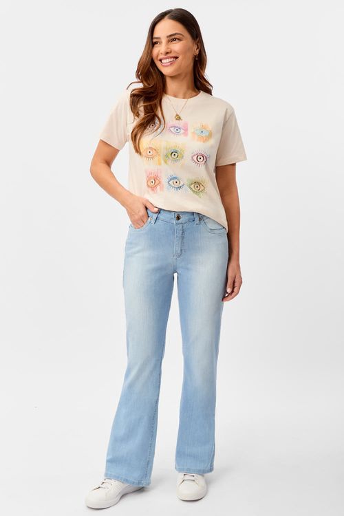 Calça Jeans Bootcut Premium Flex Destroyer