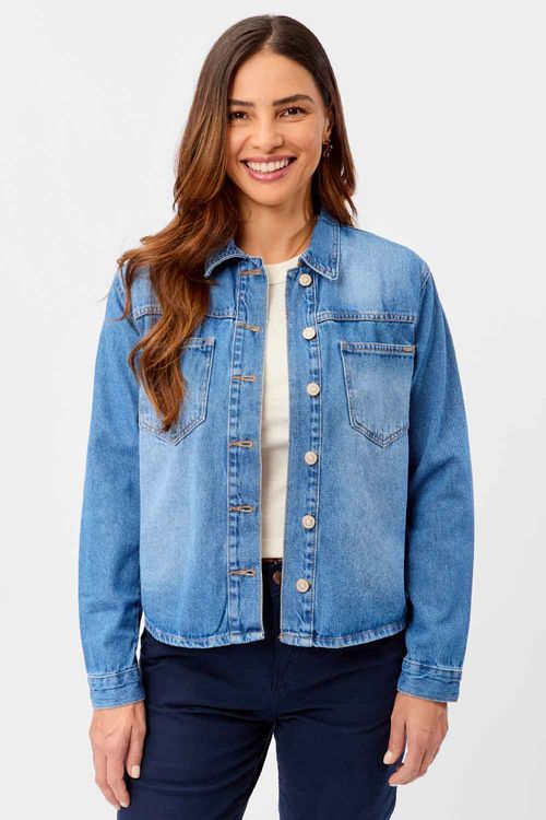 Jaqueta Jeans Azul Jeans