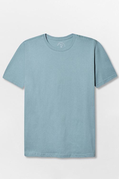 T-Shirt Básica Fit Azul Claro