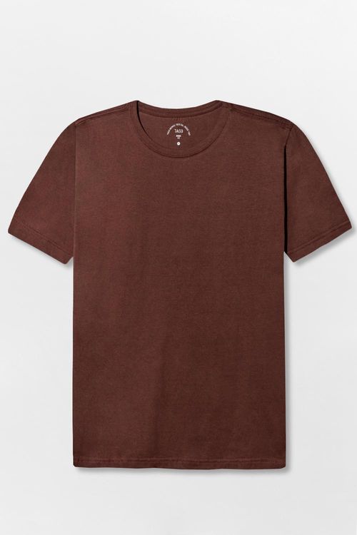 T-Shirt Básica Fit Marrom