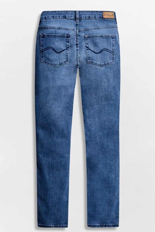 Calça Jeans Straight Destroyer