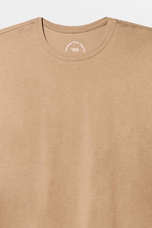 T-Shirt Básica Comfort Khaki