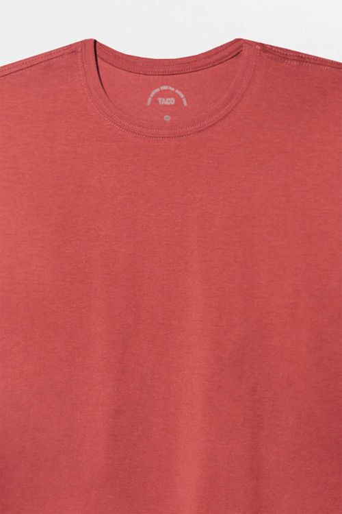 T-Shirt Básica Comfort Rosa Escuro