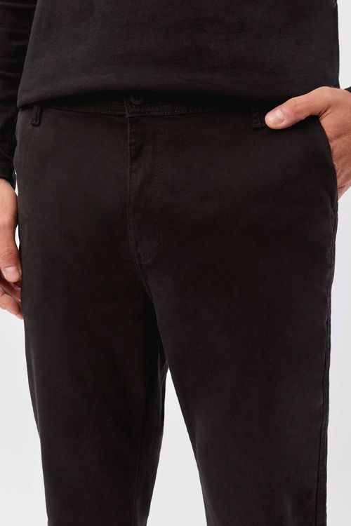 Calça Chino New Flex Preta