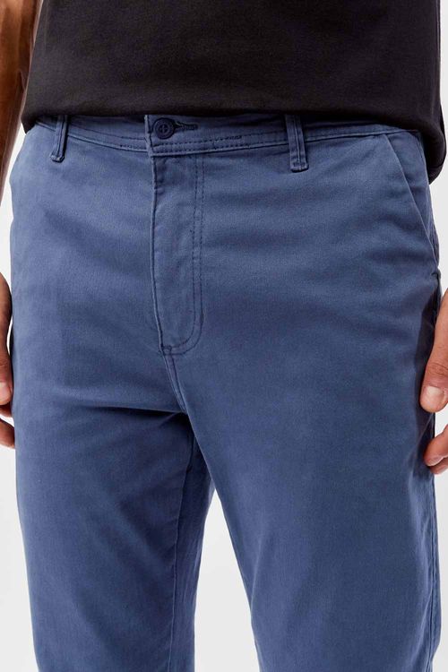 Calça Chino New Flex Azul