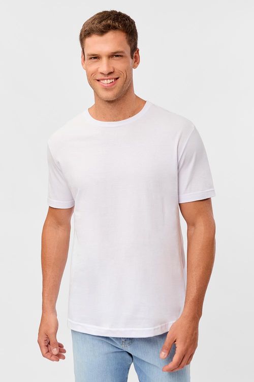 T-Shirt Básica Comfort Branca