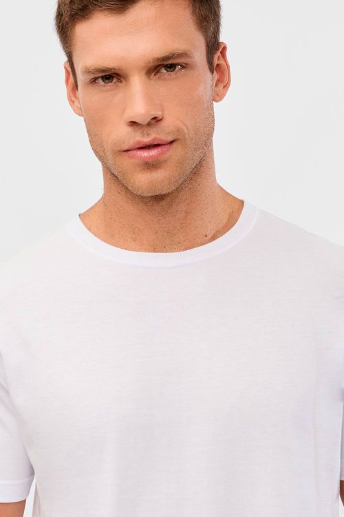 T-Shirt Básica Comfort Branca