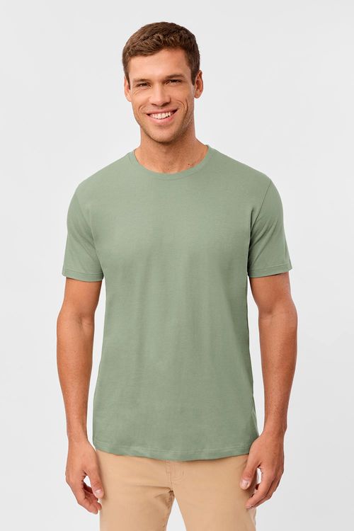 T-Shirt Básica Comfort Verde Militar
