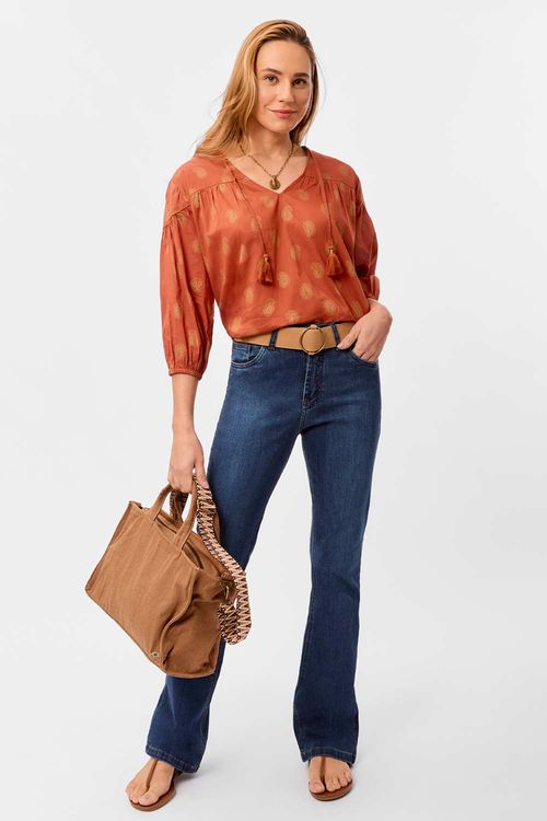 Calça Jeans Bootcut Stone