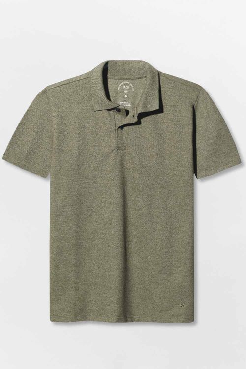 Polo Básica Fit Piquet Verde Musgo
