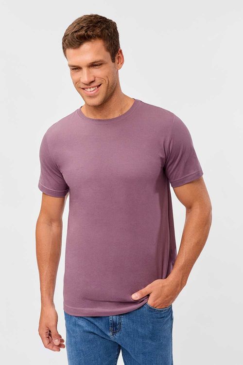 T-Shirt Básica Fit Roxa