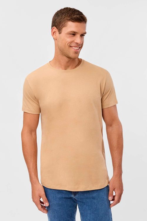 T-Shirt Básica Comfort Khaki