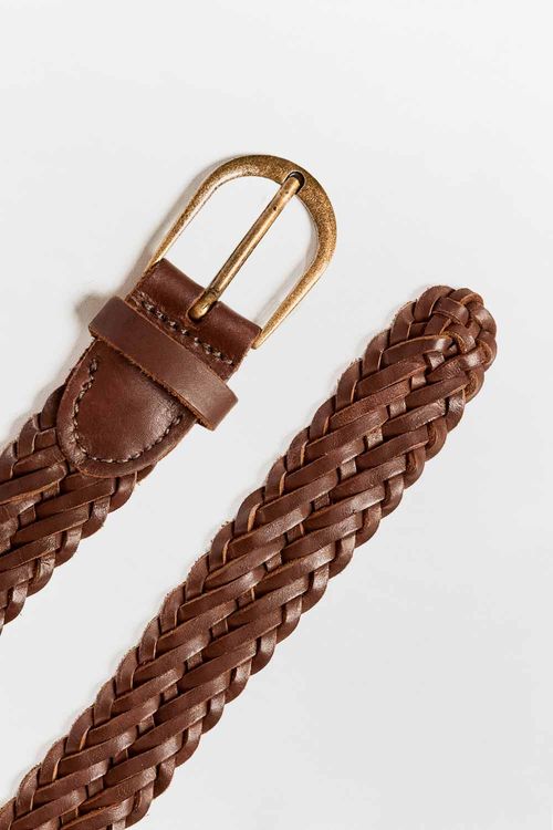 Cinto Couro Tresse Havana