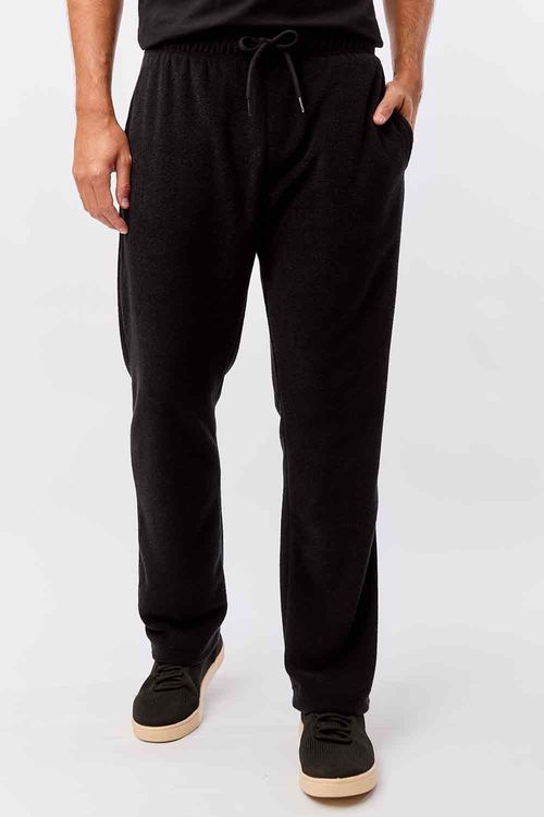 Calça Moletom Bouclé Preta