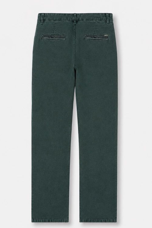 Calça Color Chino Estonada Verde
