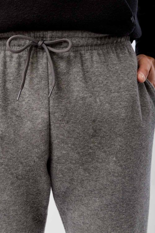 Calça Moletom Bouclé Grafite