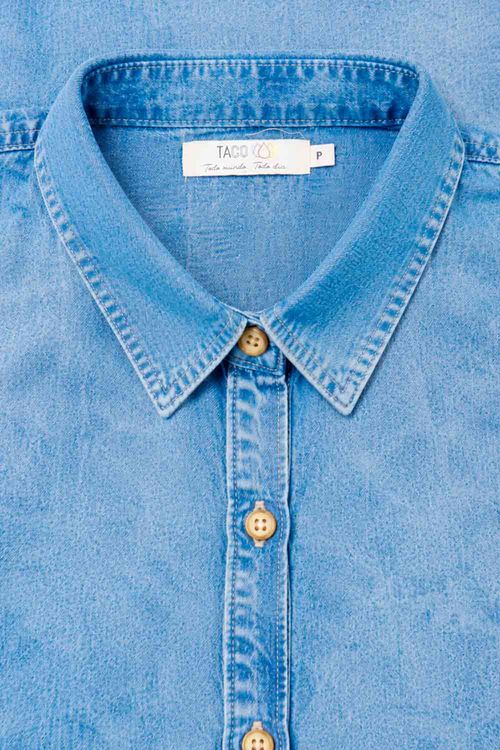 Camisa Jeans Azul Jeans