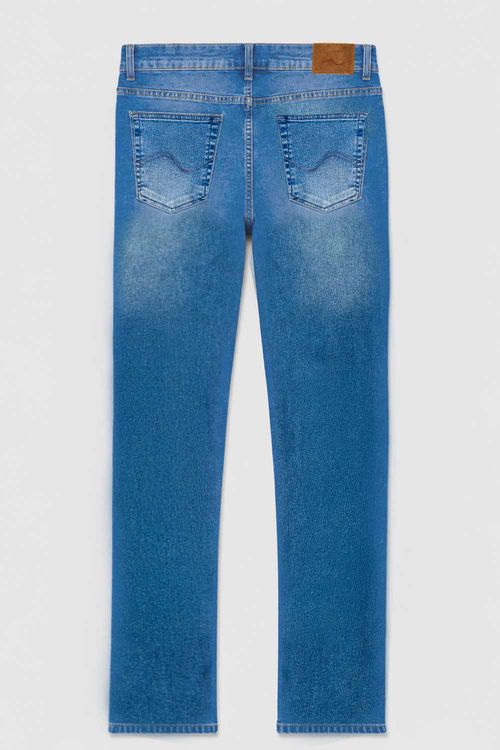 Calça Jeans Straight Destroyer
