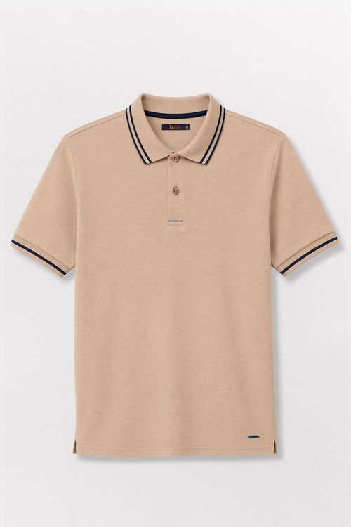 Polo Básica Comfort Piquet Khaki