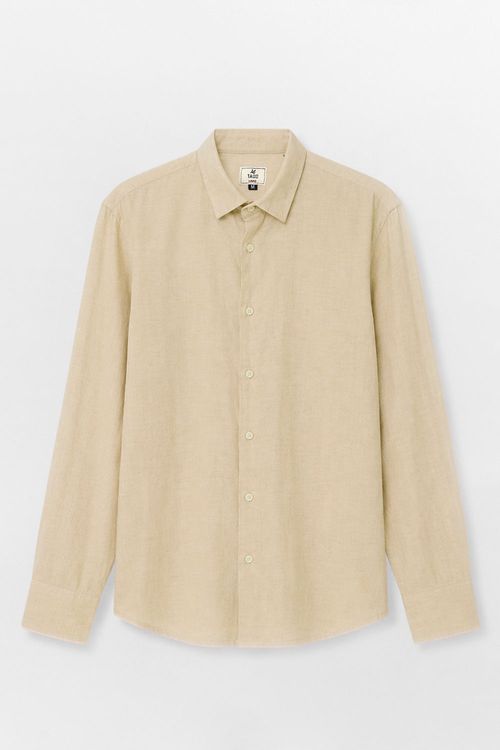 Camisa Linho Khaki