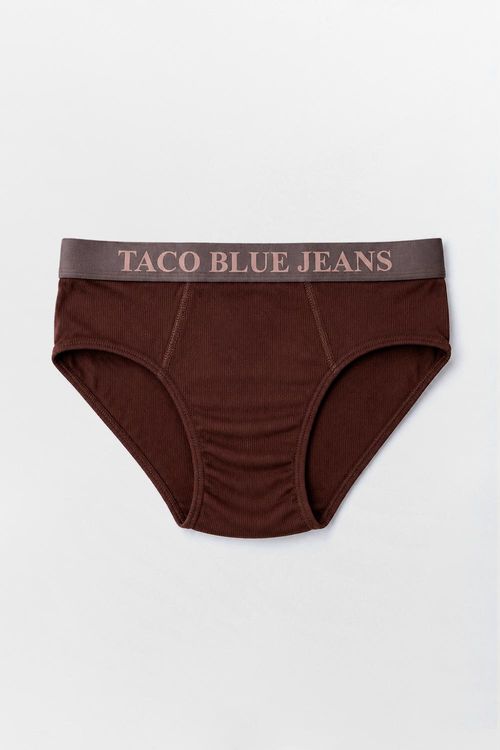 Kit Slip Taco Blue Jeans Preto/Marrom/Khaki