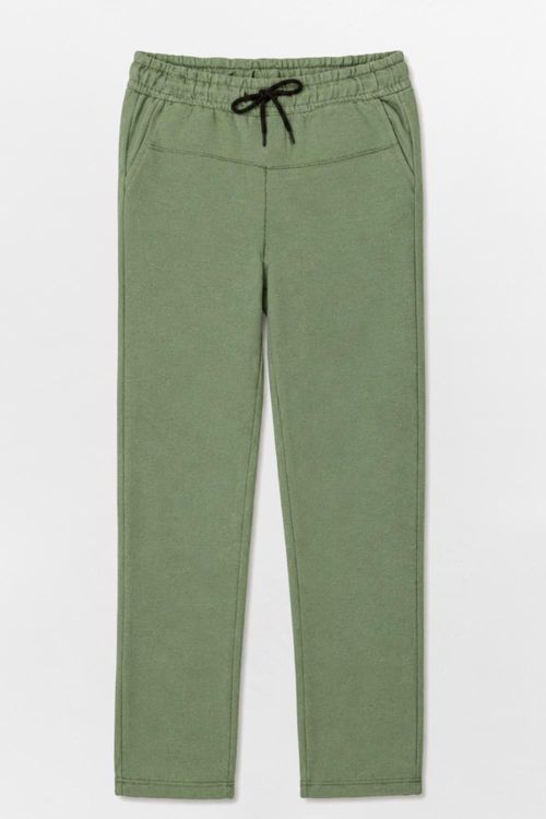 Calça Infantil De Moletom Verde