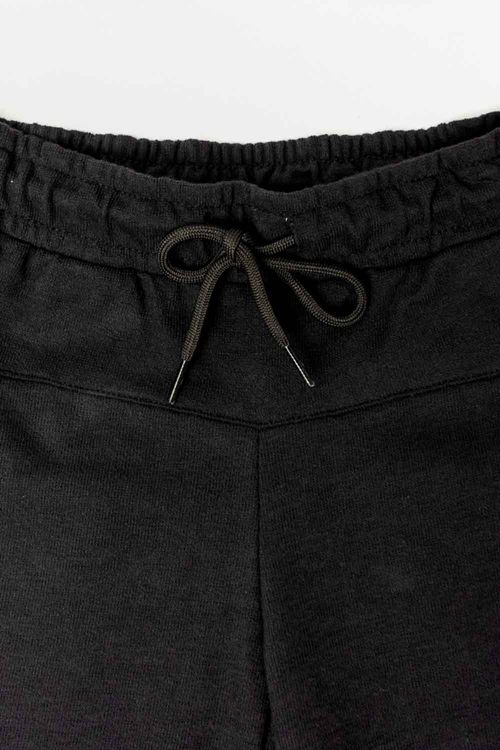 Calça Infantil De Moletom Preta