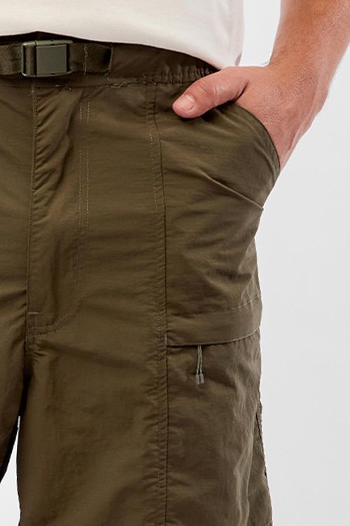 Bermuda Walkshort Cargo Tech Verde Militar