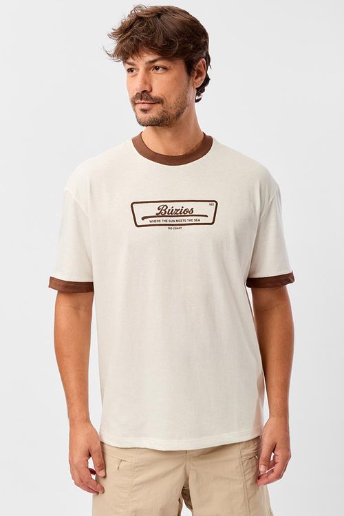 T-Shirt Estampada Búzios Off White