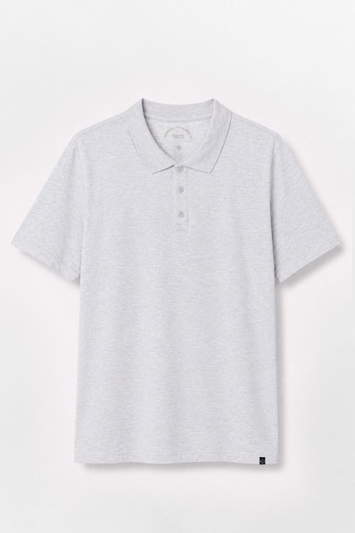 Polo Básica Fit Mescla Cru