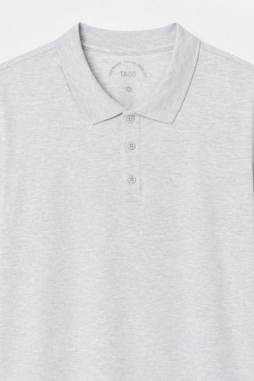 Polo Básica Fit Mescla Cru