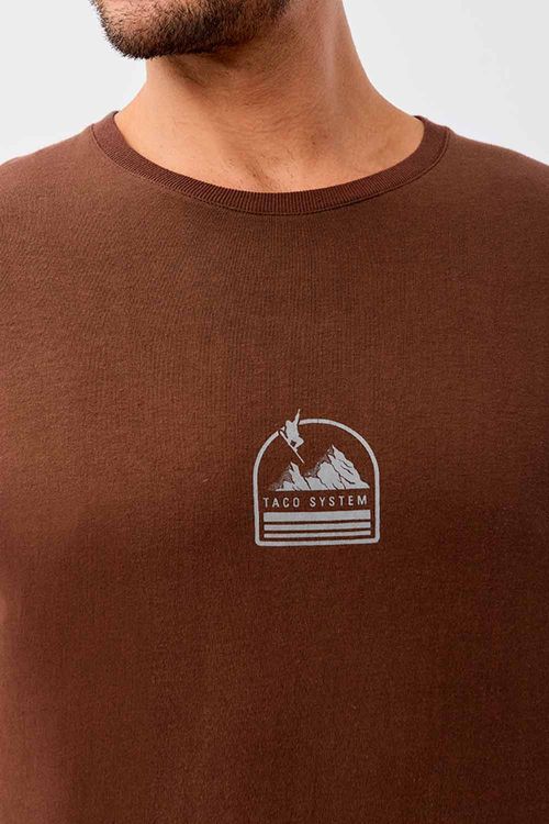 T-Shirt Estampada Premium Sem Costura Snow Cafe