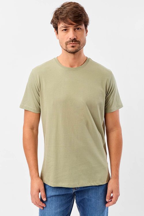 T-Shirt Básica Comfort Verde Militar