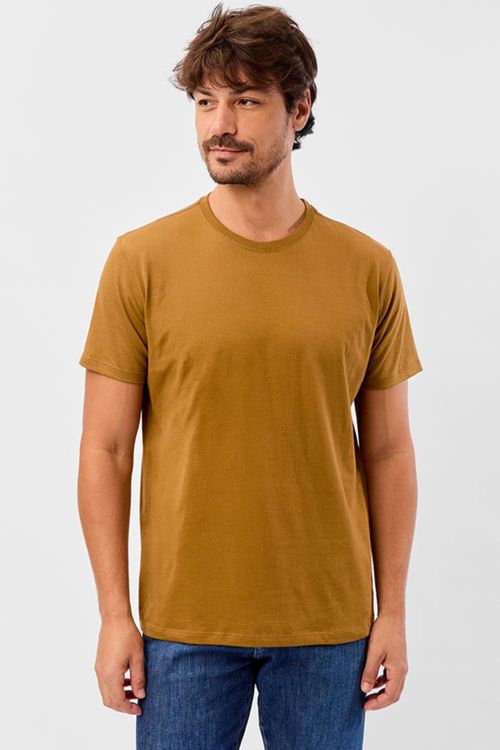 T-Shirt Básica Comfort Camel