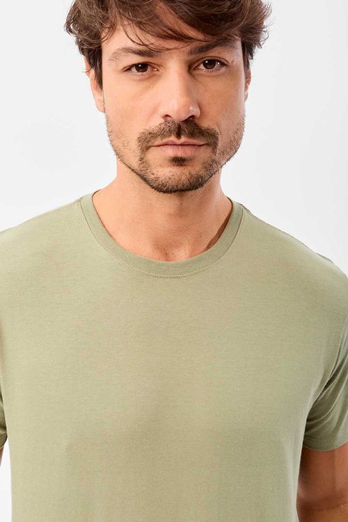 T-Shirt Básica Comfort Verde Militar