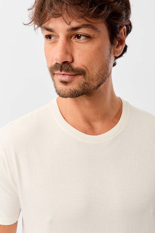 T-Shirt Básica Comfort Off White