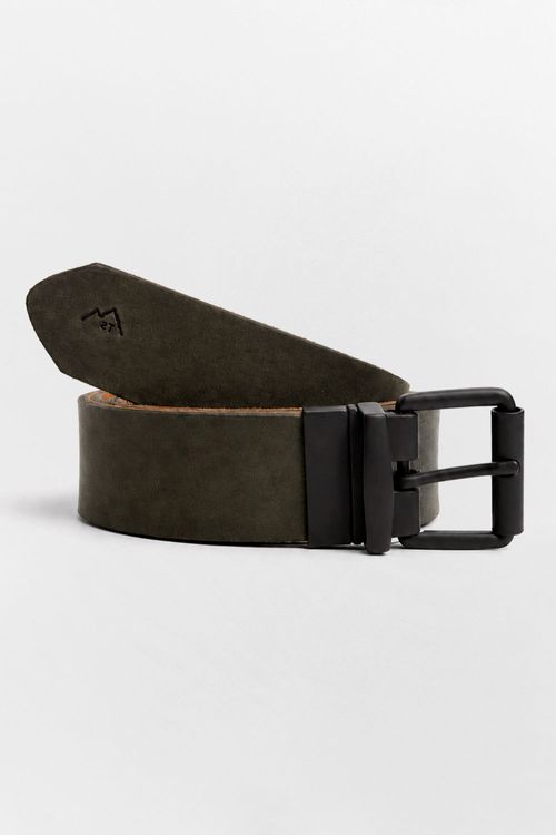 Cinto Dupla Face Slim Preto/Havana