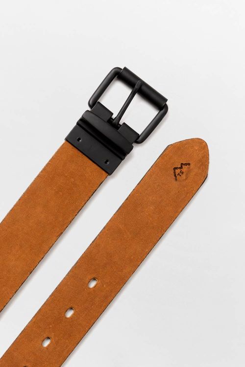 Cinto Dupla Face Slim Preto/Havana