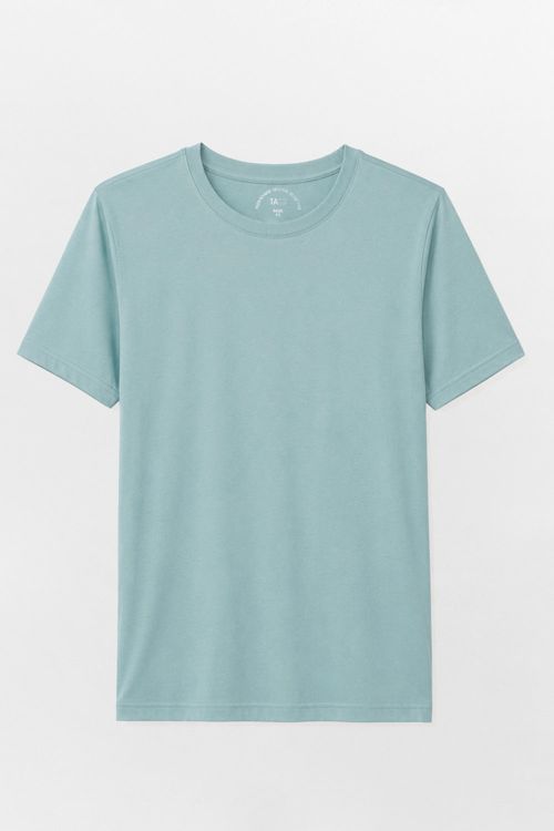 T-Shirt Básica Fit Azul Clara