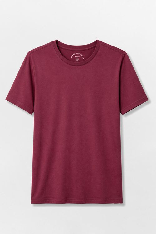 T-Shirt Básica Fit Vinho