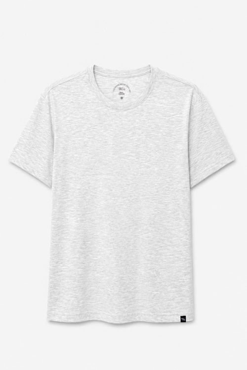 T-Shirt Básica Comfort Mescla Cru