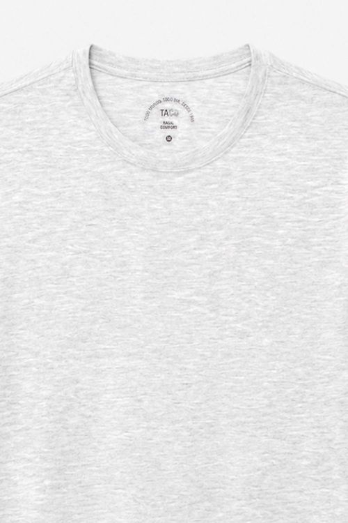 T-Shirt Básica Comfort Mescla Cru