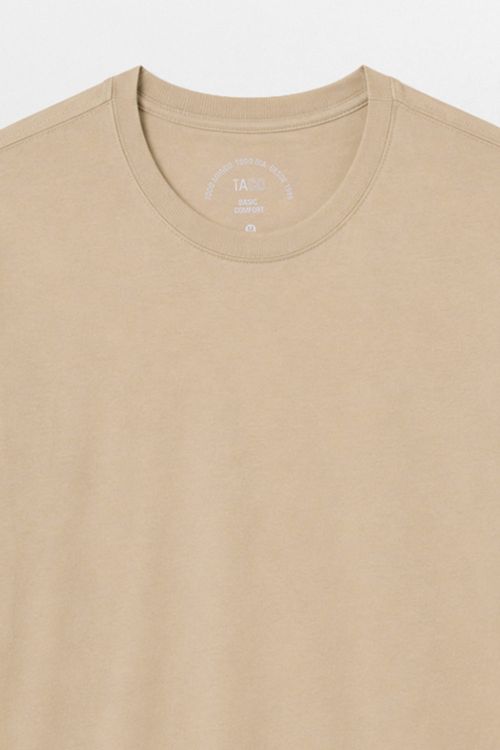 T-Shirt Básica Comfort Khaki