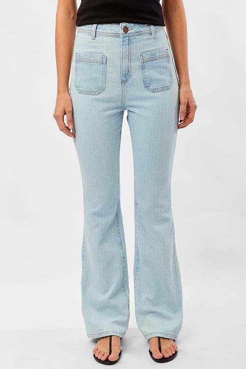 Calça Jeans Bootcut Maquinetada Destroyer