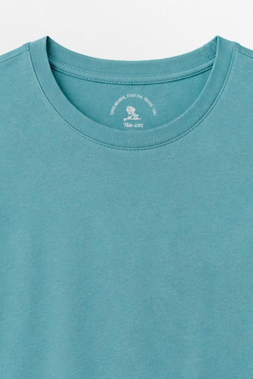 T-Shirt Infantil Básica Color Azul Clara