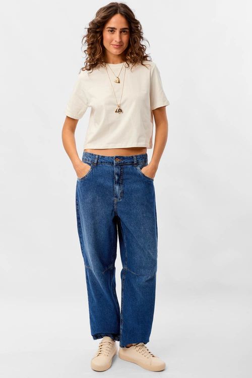 Blusa Boxer Premium Pima Off White