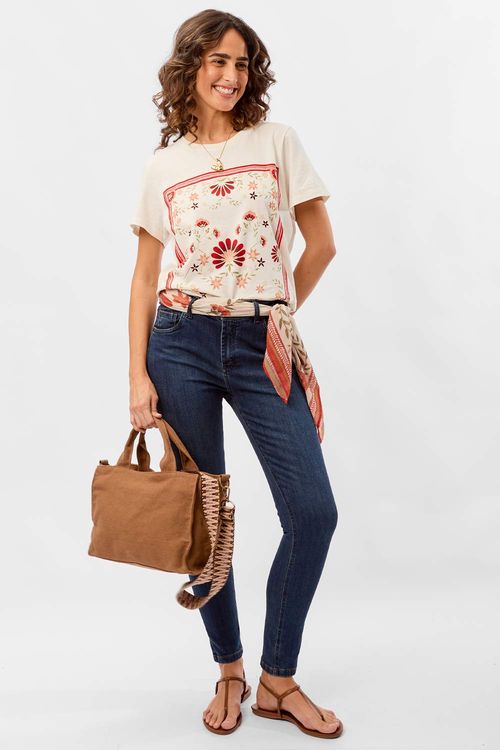 Calça Jeans Skinny Stone