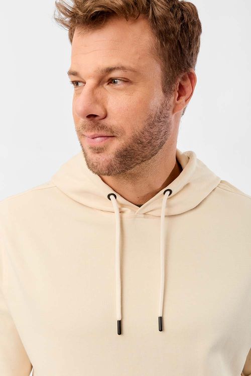Casaco Suedine Interlock Tech Off White