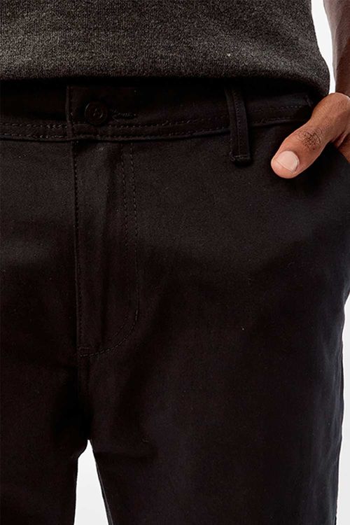 Calça Chino Flex Preto